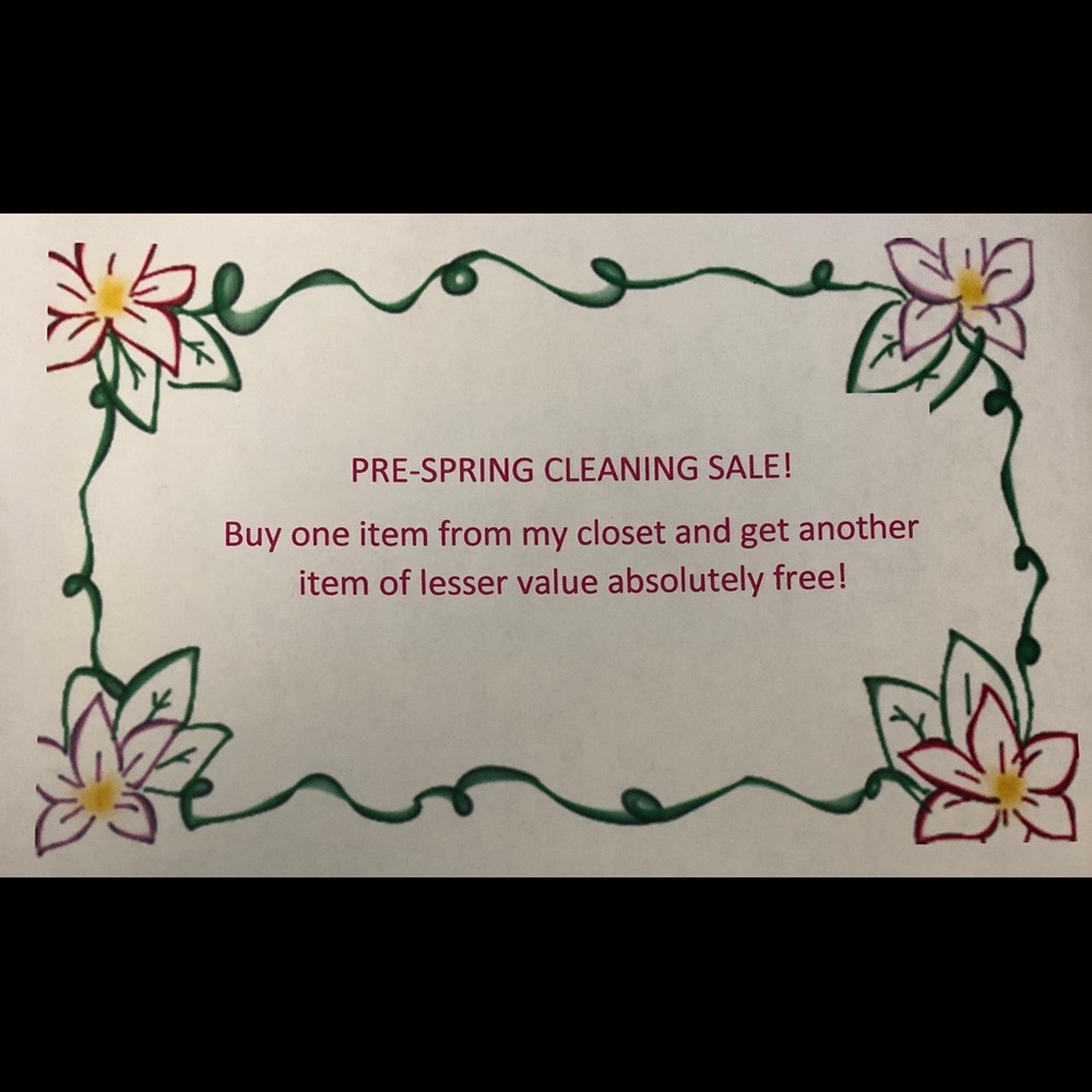 Message me when you pick out your FREE item.